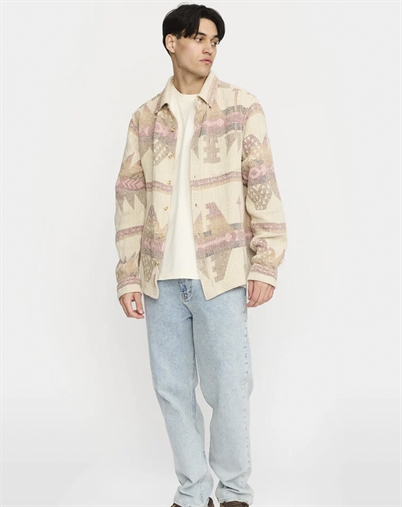 Revolution - Casual Skjorte - Offwhite